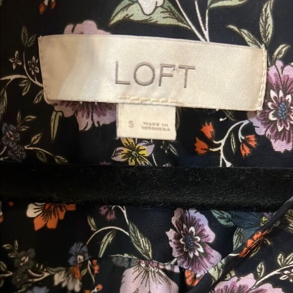 Loft Floral Print Women's Top - Picture 2 of 5